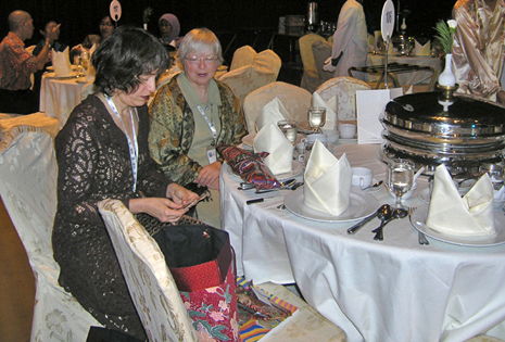 Leesa Ann Hubbell and Bunny Bowen at the Gala Banquet.